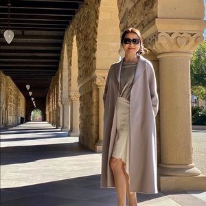 New with tag S Max Mara long wool coat
